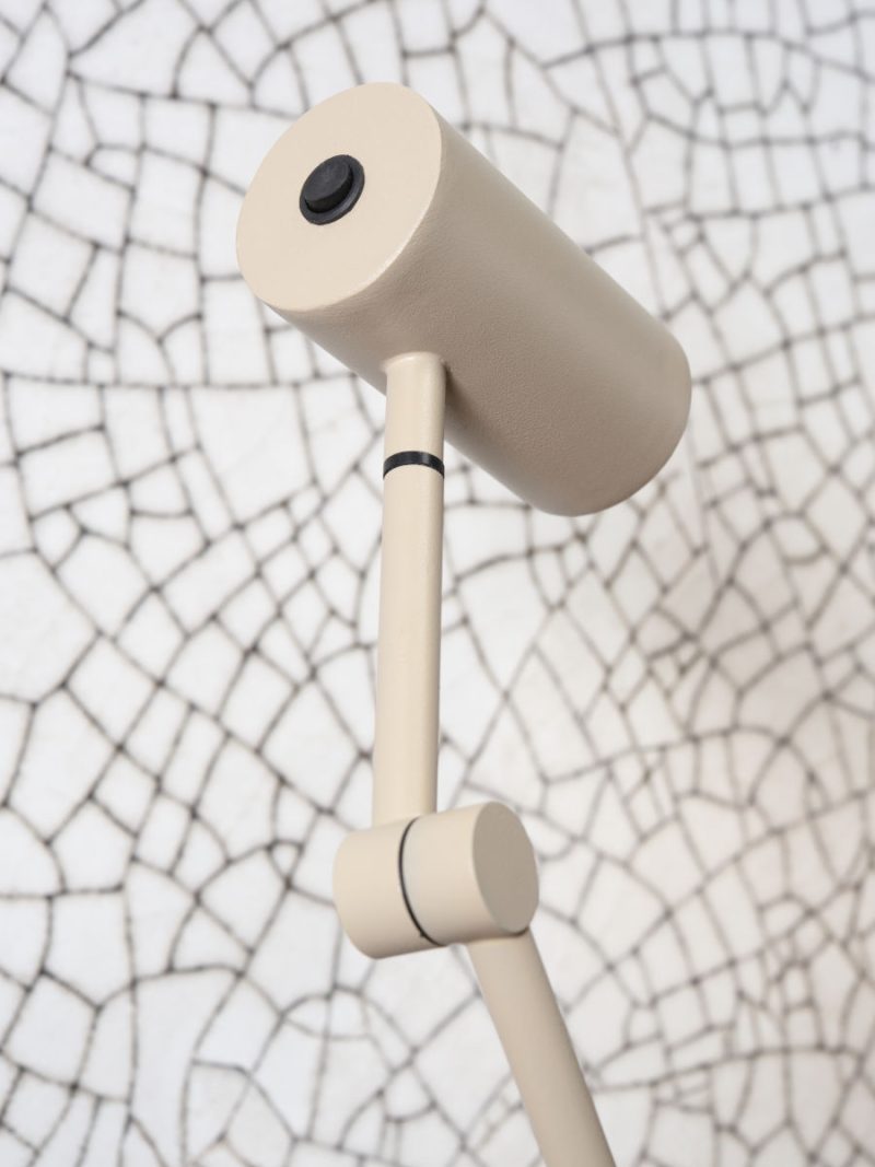 Grijze vloerlamp retro metaal It's About RoMi Montreux - Afbeelding 4