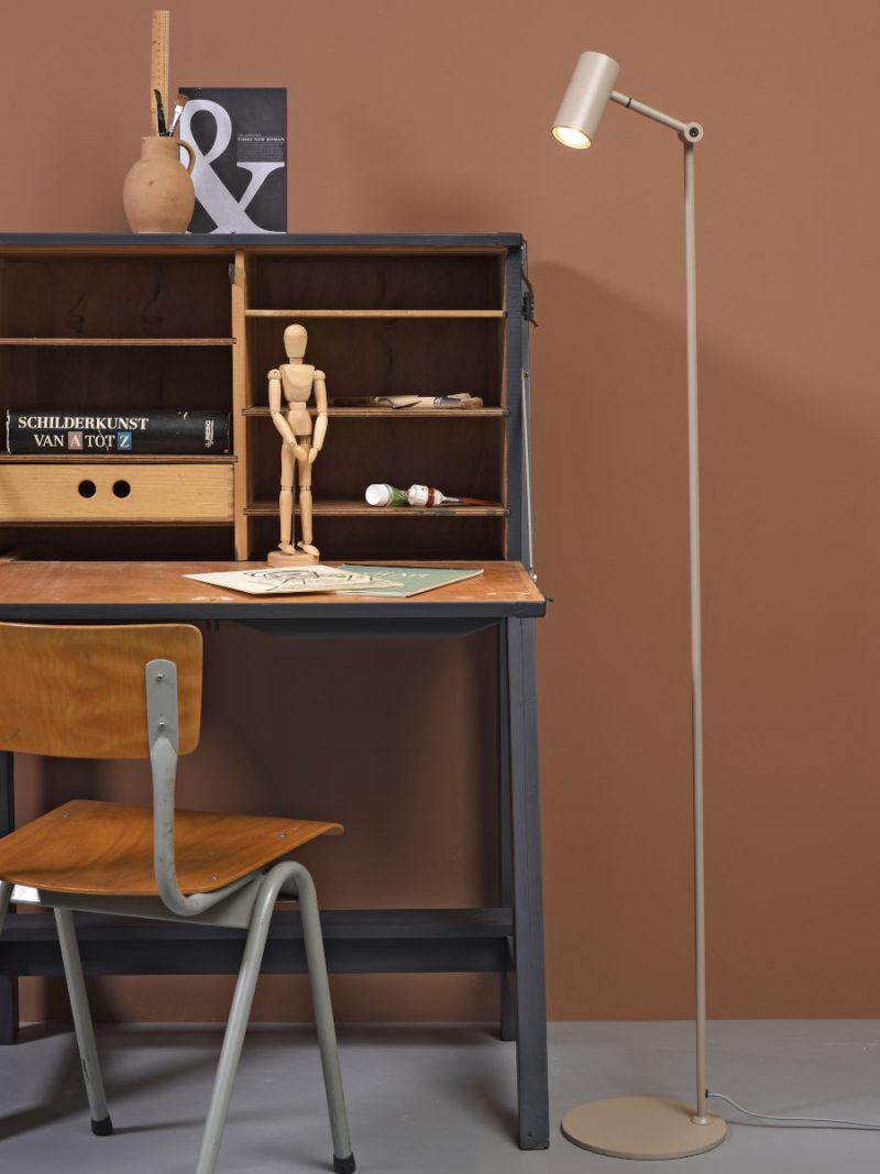 Grijze vloerlamp retro metaal It's About RoMi Montreux - Afbeelding 5