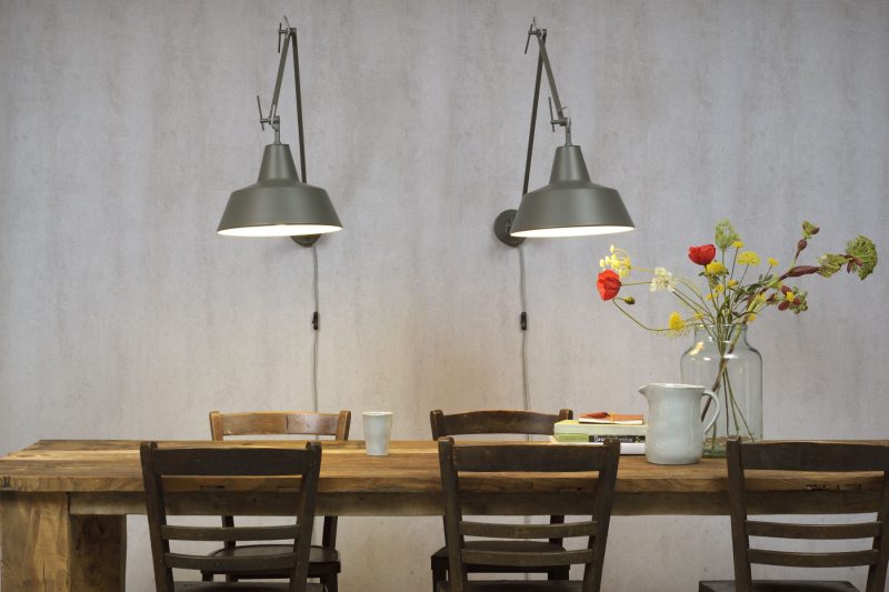 Grijze wandlamp 3-scharnieren It's About RoMi Chicago - Afbeelding 4