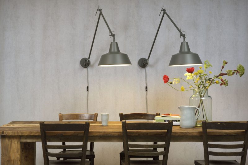 Grijze wandlamp 3-scharnieren It's About RoMi Chicago - Afbeelding 5