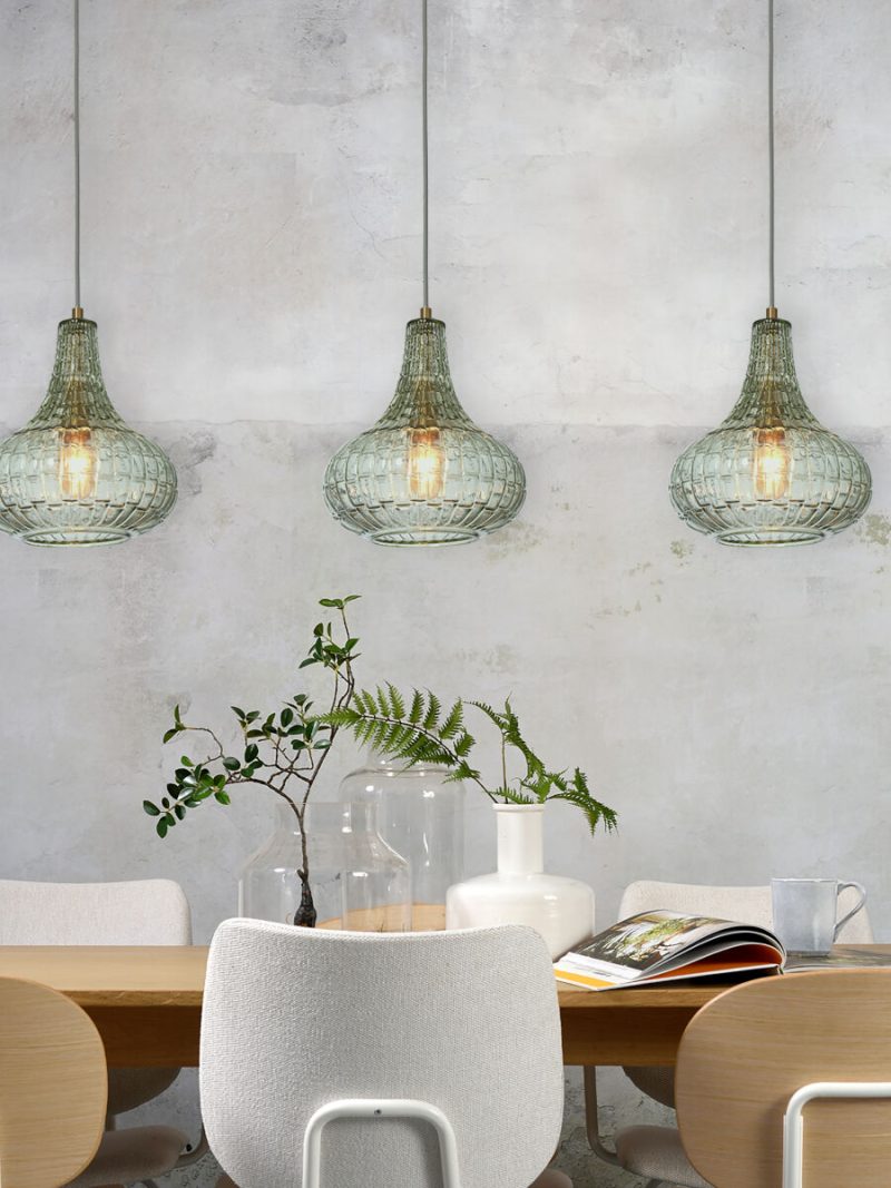 Groene klassieke glazen hanglamp It's About RoMi Venice - Afbeelding 9