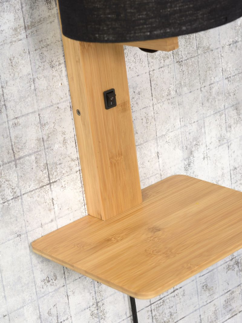 Groene plateau wandlamp naturel GOOD&MOJO Andes - Afbeelding 4