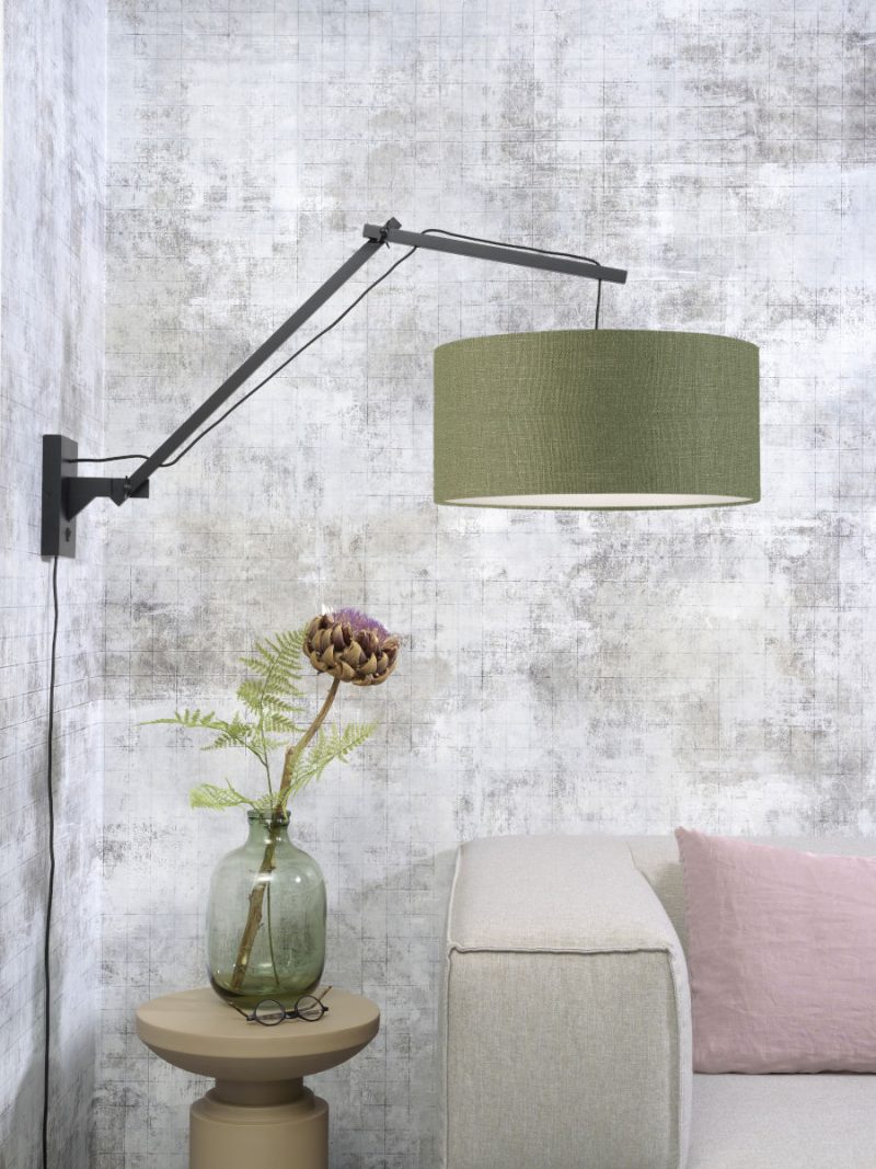 Groene wandlamp dubbelgewricht breed GOOD&MOJO Andes - Afbeelding 5