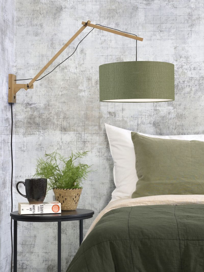 Groene wandlamp dubbelgewricht breed GOOD&MOJO Andes - Afbeelding 2