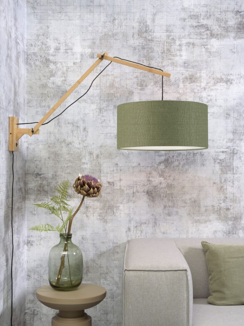 Groene wandlamp dubbelgewricht breed GOOD&MOJO Andes - Afbeelding 5