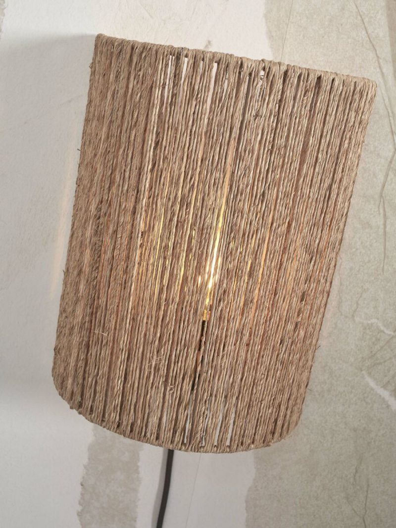 Halfronde naturel boheemse wandlamp GOOD&MOJO Iguazu - Afbeelding 3