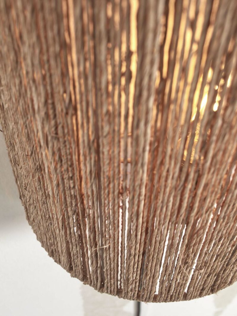 Halfronde naturel boheemse wandlamp GOOD&MOJO Iguazu - Afbeelding 6