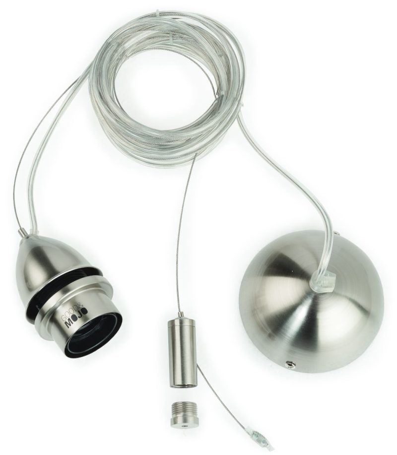 Hanglamp bamboe naturel/nikkel 1-lichts L GOOD&MOJO Borneo - Afbeelding 6