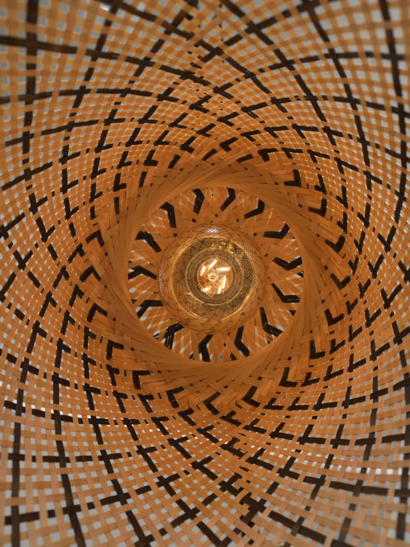 Hanglamp bamboe zwart naturel bohemian GOOD&MOJO Kalimantan - Afbeelding 8