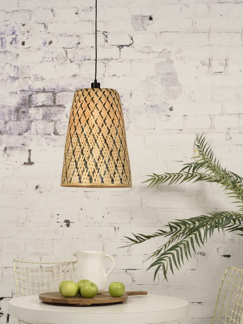 Hanglamp bamboe zwart naturel bohemian GOOD&MOJO Kalimantan - Afbeelding 10