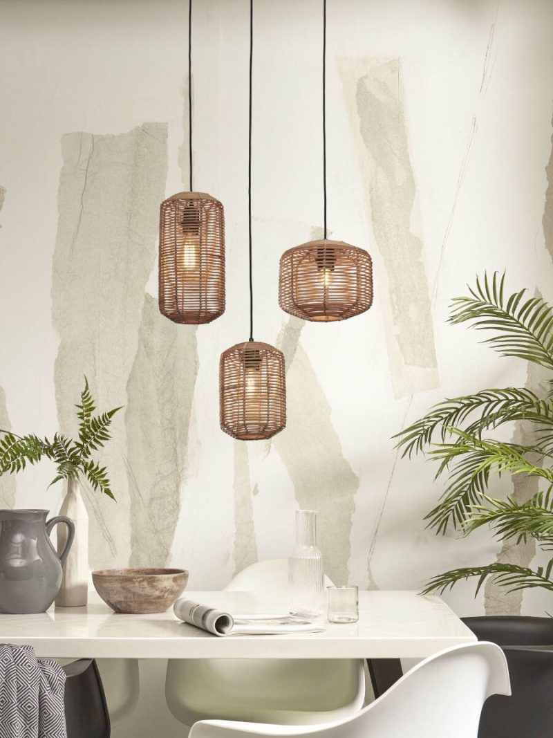 Hanglamp boheems metaal rotan naturel GOOD&MOJO Tanami - Afbeelding 10
