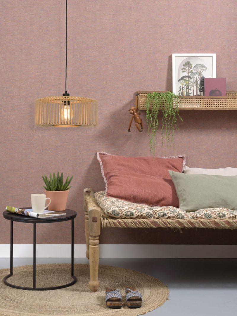 Hanglamp naturel-bamboe zwart Boheems GOOD&MOJO Bromo - Afbeelding 11