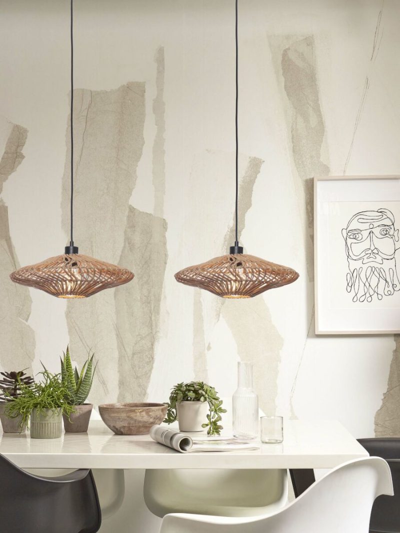 Hanglamp naturel bohemian metaal rotan GOOD&MOJO Zanzibar - Afbeelding 5