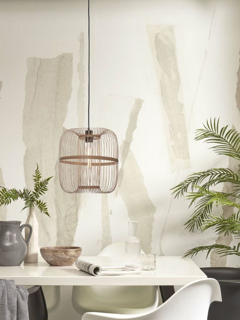 Hanglamp naturel oosters metaal bamboe GOOD&MOJO Hokkaido - Afbeelding 2
