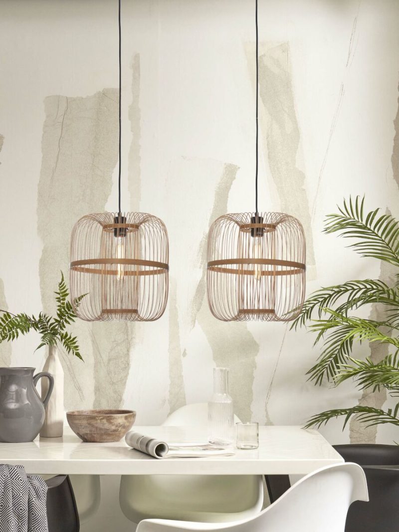 Hanglamp naturel oosters metaal bamboe GOOD&MOJO Hokkaido - Afbeelding 5