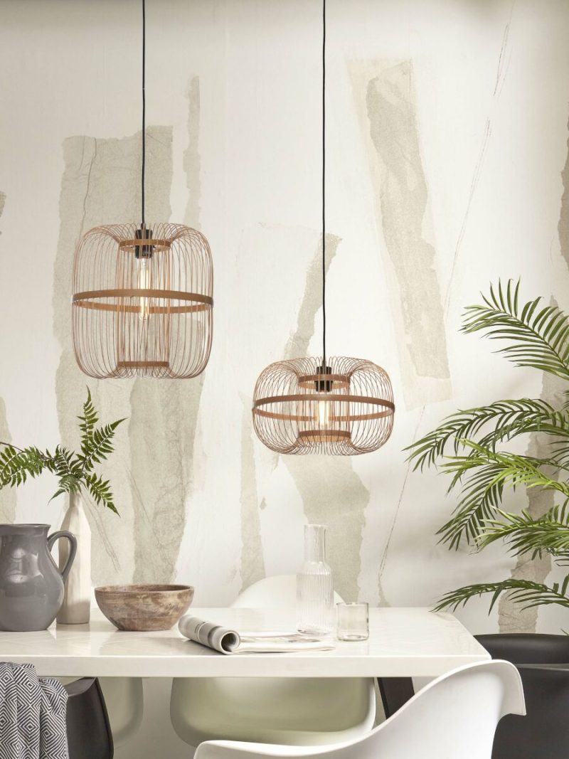 Hanglamp naturel oosters metaal bamboe GOOD&MOJO Hokkaido - Afbeelding 8