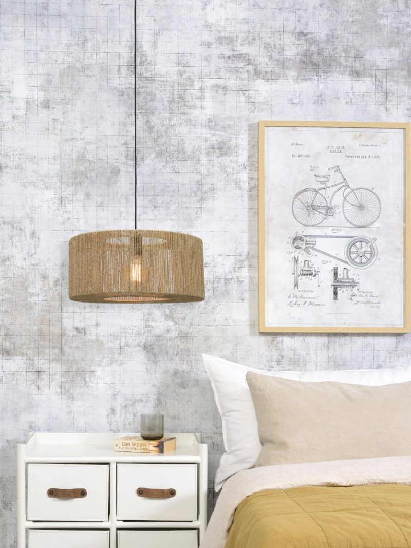 Hanglamp naturel zwart bohemian riet GOOD&MOJO Iguazu - Afbeelding 12