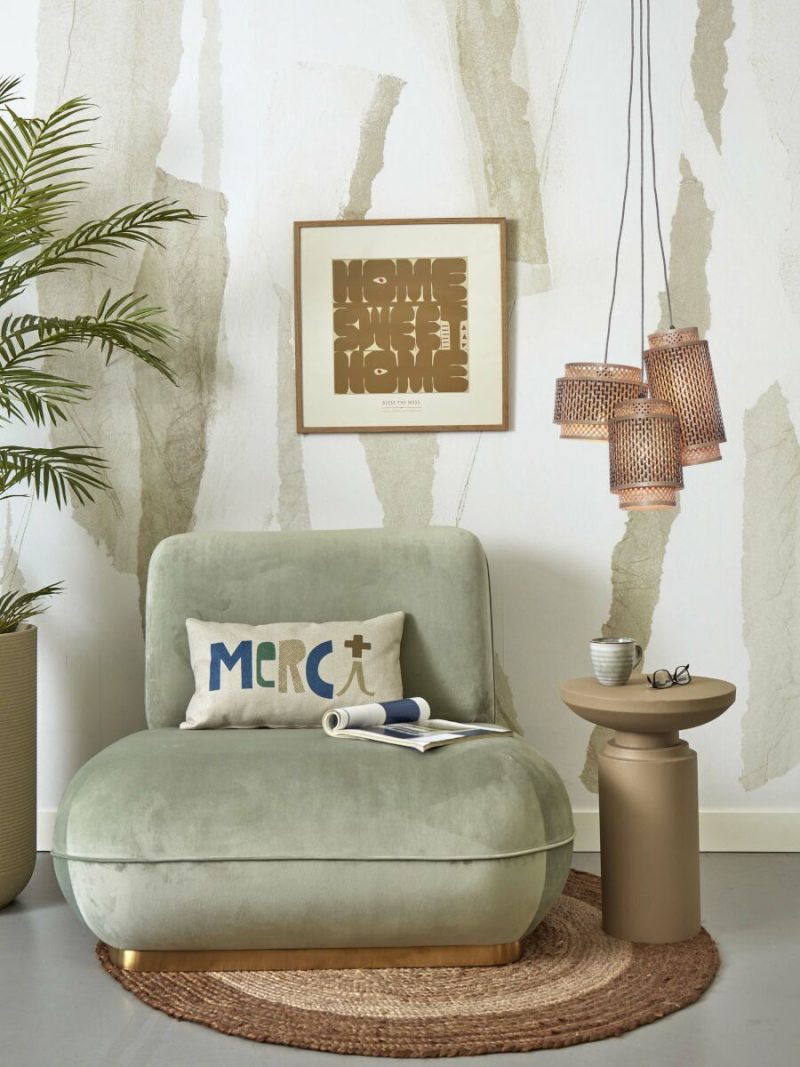 Hanglamp naturel zwart metaal bamboe boheems GOOD&MOJO Bhutan - Afbeelding 10