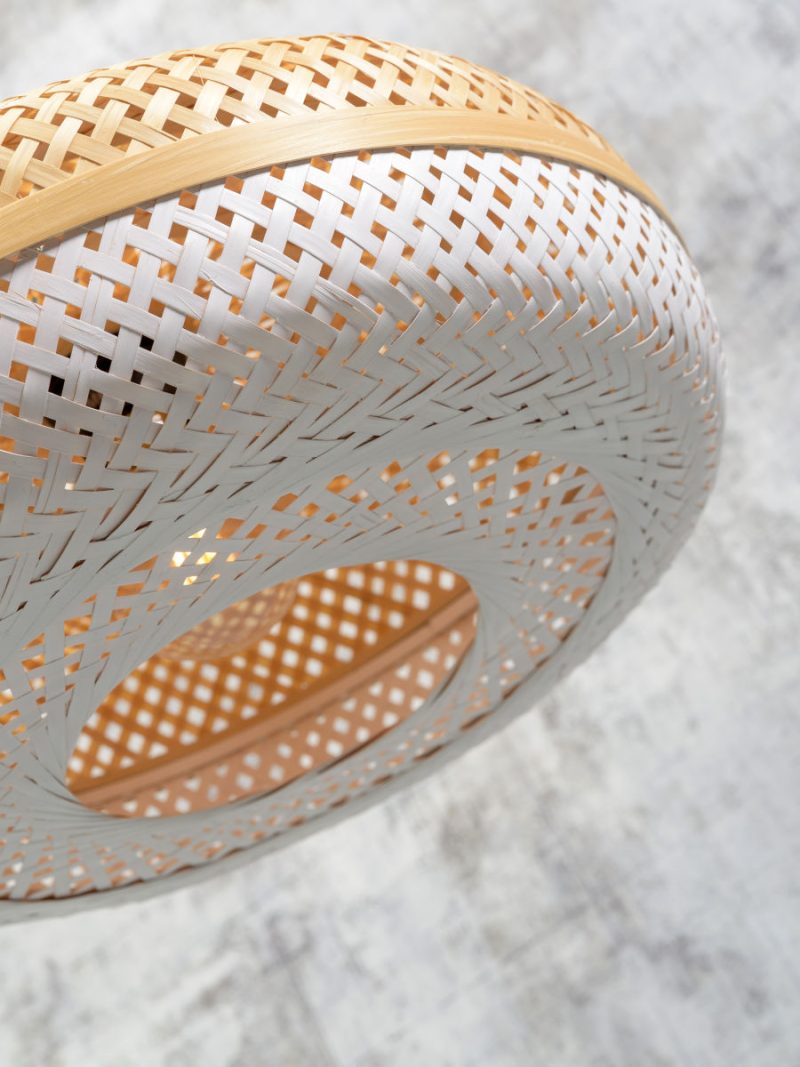 Hanglamp wit bamboe bohemian GOOD&MOJO Palawan - Afbeelding 4