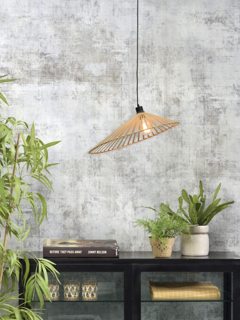 Hanglamp zwart-naturel bamboe bohemian GOOD&MOJO Bromo - Afbeelding 8