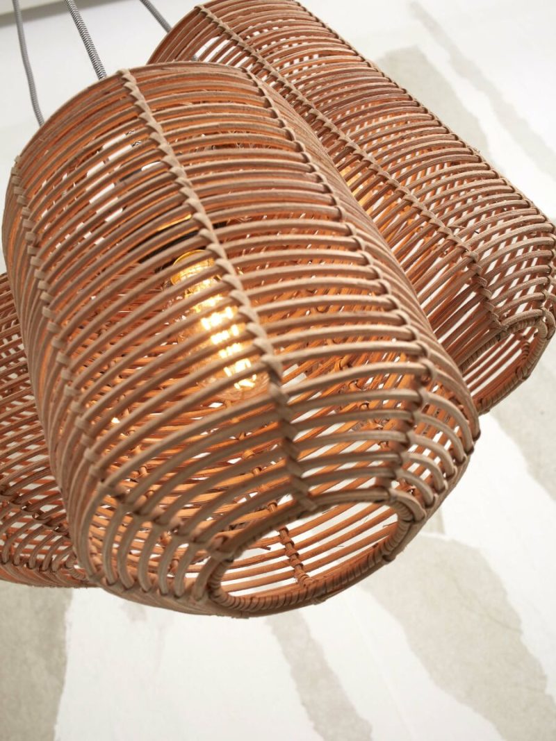 Hanglampen naturel metaal rotan bohemien GOOD&MOJO Tanami - Afbeelding 3