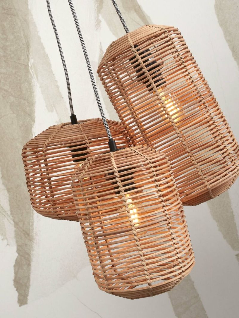 Hanglampen naturel metaal rotan bohemien GOOD&MOJO Tanami - Afbeelding 6