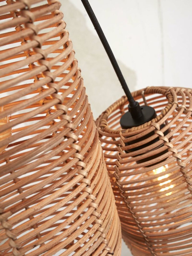 Hanglampen naturel metaal rotan bohemien GOOD&MOJO Tanami - Afbeelding 7