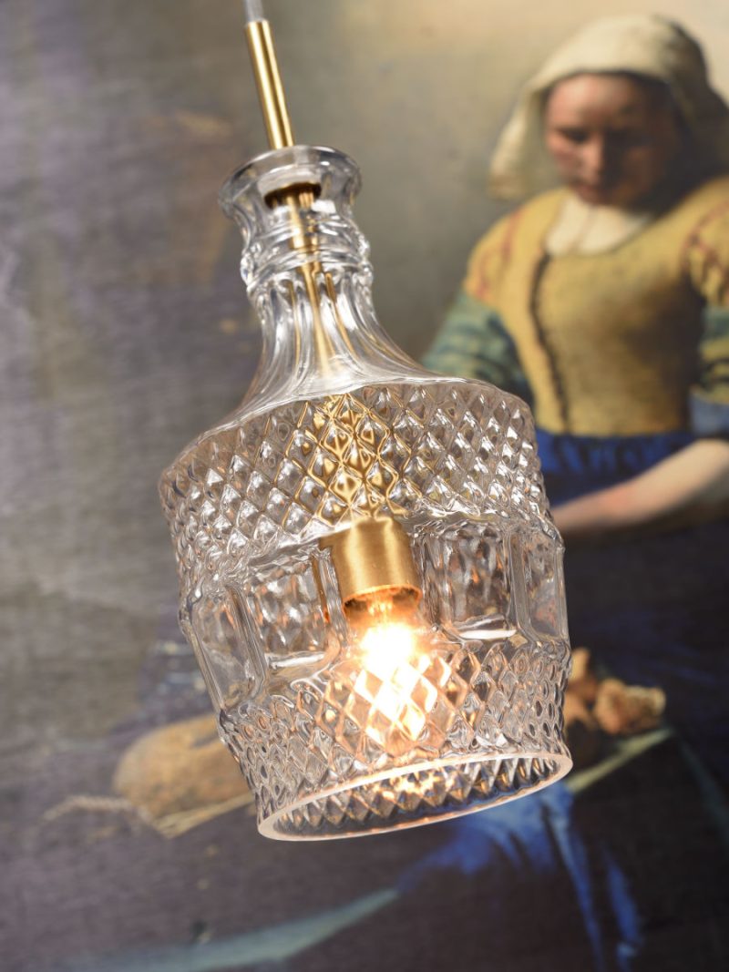 Klassieke glazen gouden hanglamp It's About RoMi Brussels - Afbeelding 6