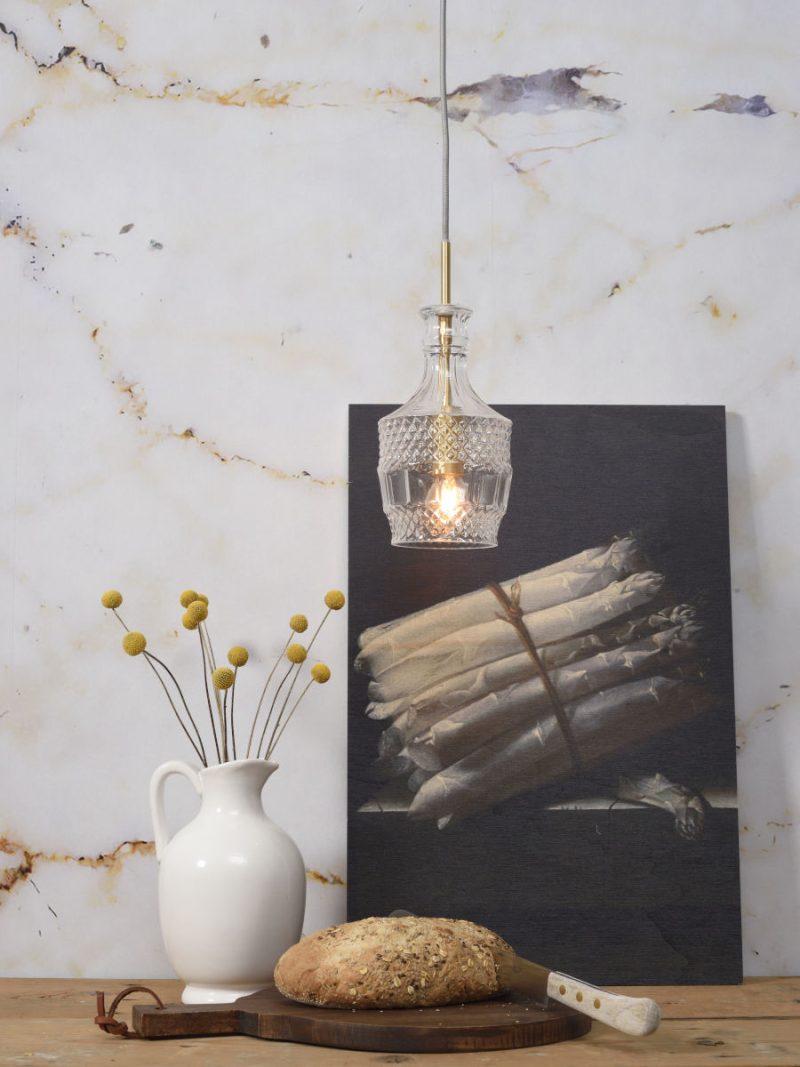 Klassieke glazen gouden hanglamp It's About RoMi Brussels - Afbeelding 9