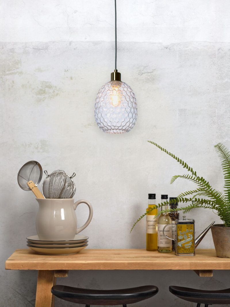 Klassieke groene hanglamp glas metaal It's About RoMi Venice - Afbeelding 12