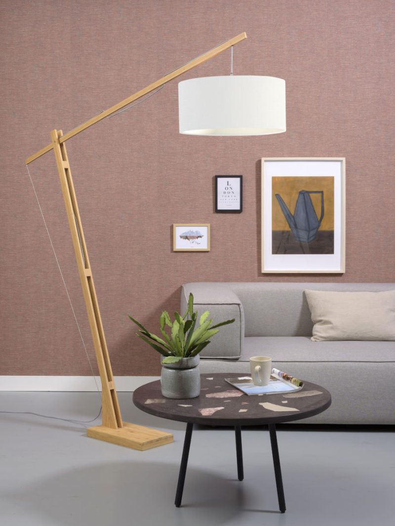 Linnen Scandinavische vloerlamp linnen GOOD&MOJO Montblanc - Afbeelding 5