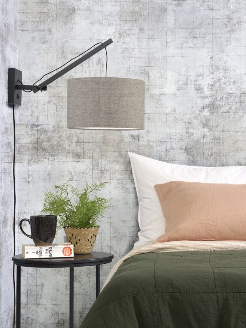 Loodgrijze wandlamp enkelgewricht GOOD&MOJO Andes - Afbeelding 2