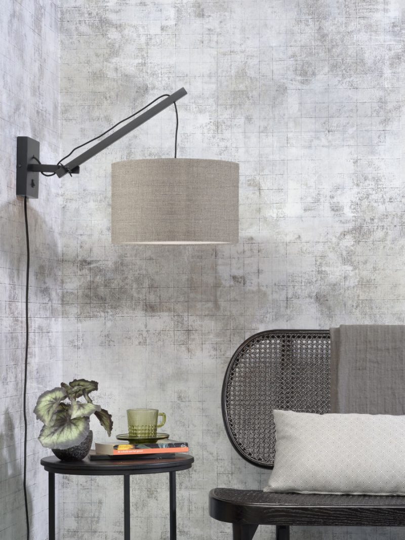 Loodgrijze wandlamp enkelgewricht GOOD&MOJO Andes - Afbeelding 5