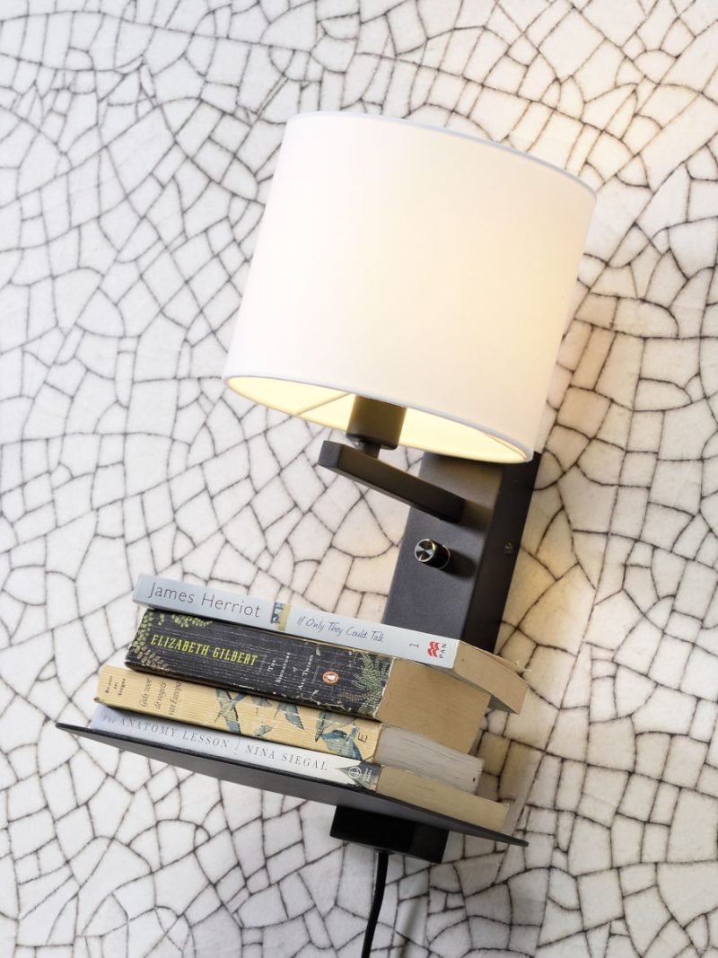 Loodgrijze wandlamp plateau It's About RoMi Florence - Afbeelding 4