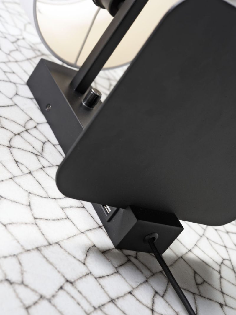 Loodgrijze wandlamp plateau It's About RoMi Florence - Afbeelding 7