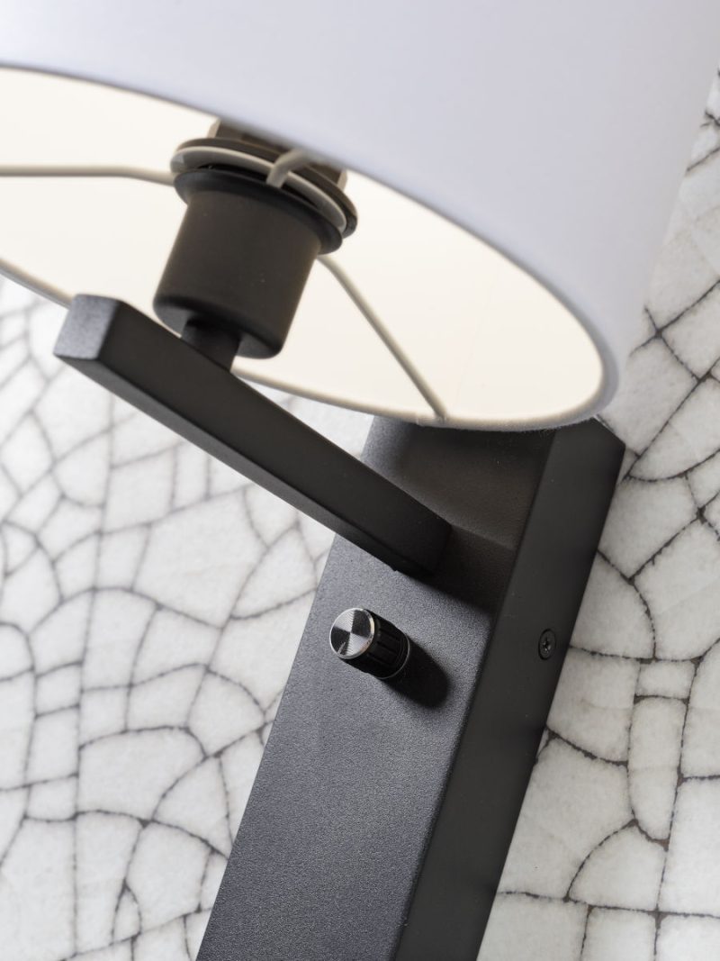 Loodgrijze wandlamp plateau It's About RoMi Florence - Afbeelding 8