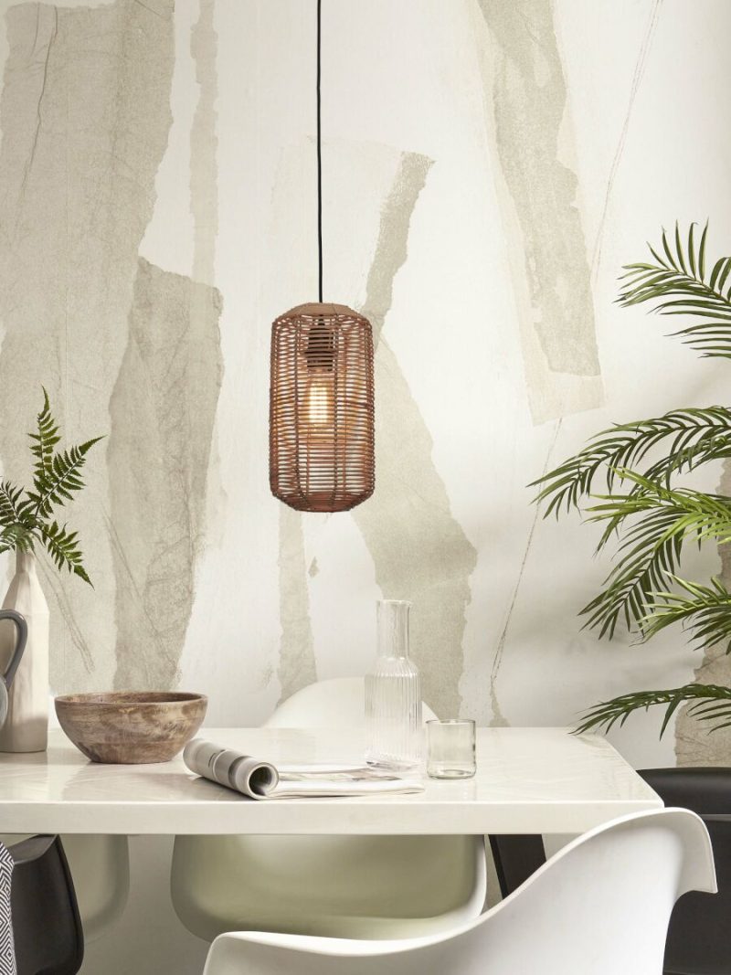 Metaal-rotan bohemian naturel hanglamp GOOD&MOJO Tanami - Afbeelding 2