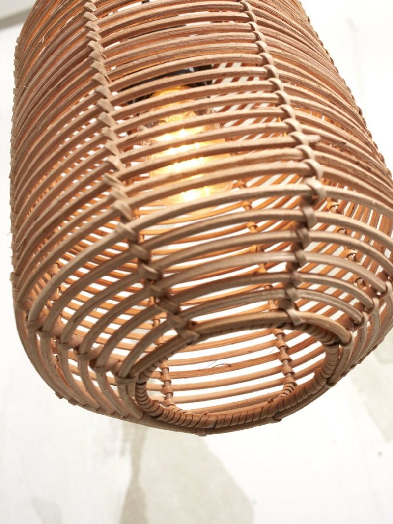 Metaal-rotan bohemian naturel hanglamp GOOD&MOJO Tanami - Afbeelding 4