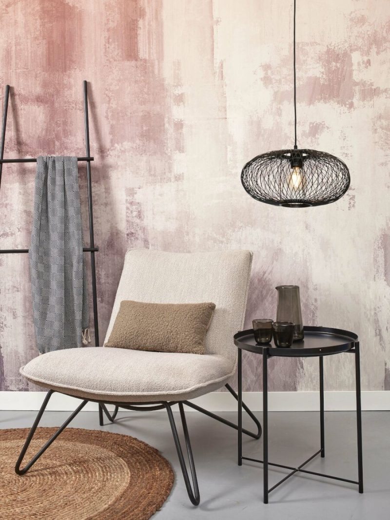 Metalen bamboe hanglamp boheems zwart GOOD&MOJO Cango - Afbeelding 9