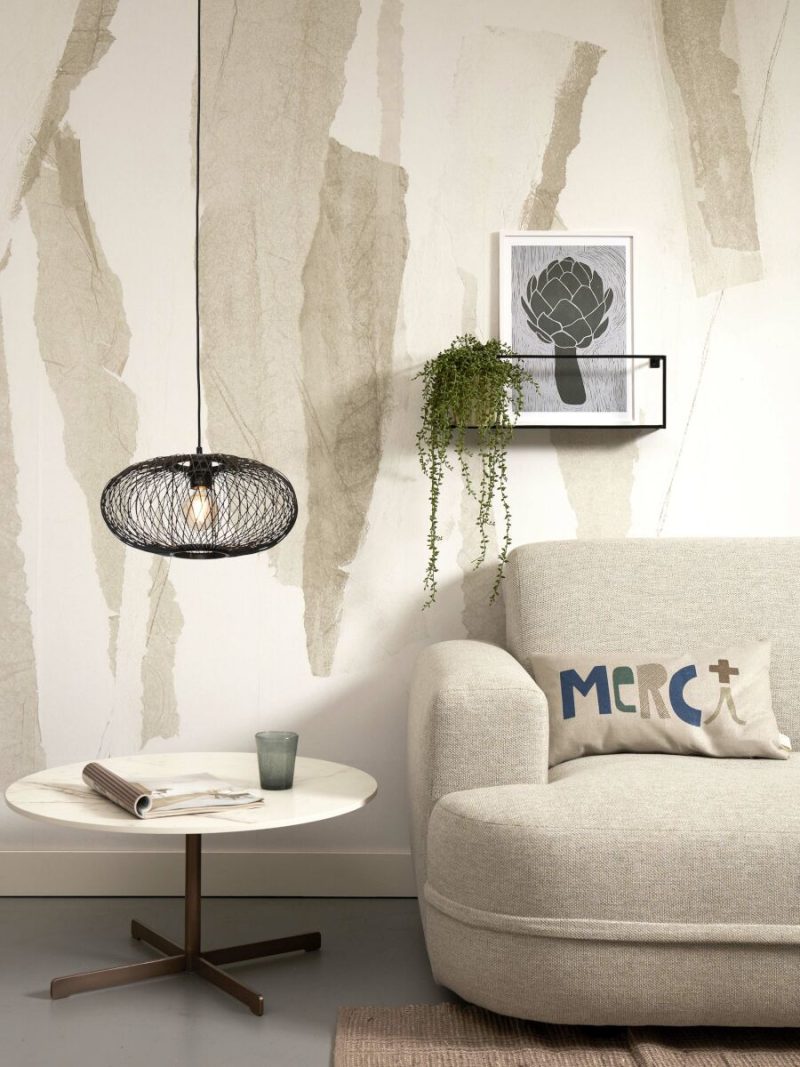 Metalen bamboe hanglamp boheems zwart GOOD&MOJO Cango - Afbeelding 10
