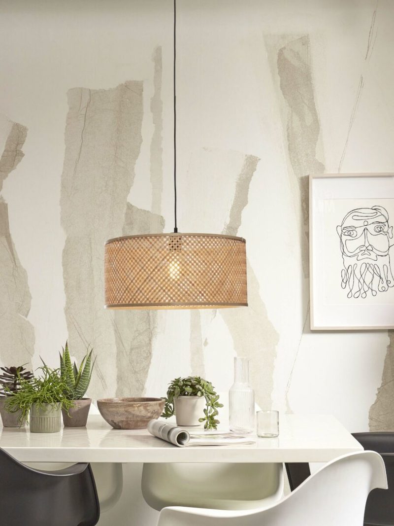 Metalen bamboe naturel boheemse hanglamp GOOD&MOJO Java - Afbeelding 2
