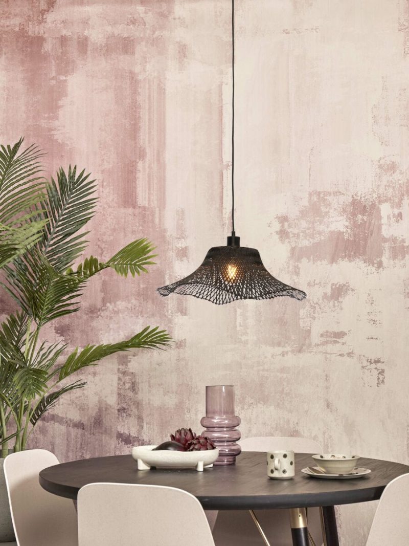 Metalen bamboe zwarte hanglamp boheems GOOD&MOJO Ibiza - Afbeelding 10