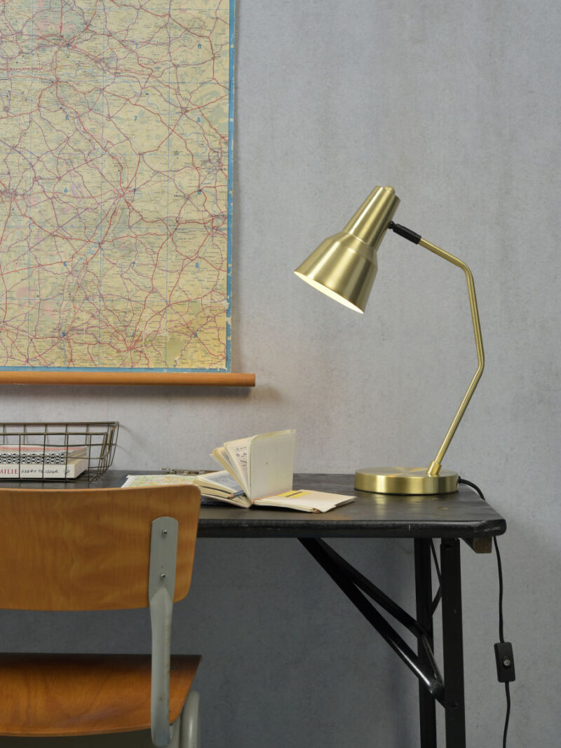 Metalen gouden retro tafellamp It's About RoMi Valencia - Afbeelding 2