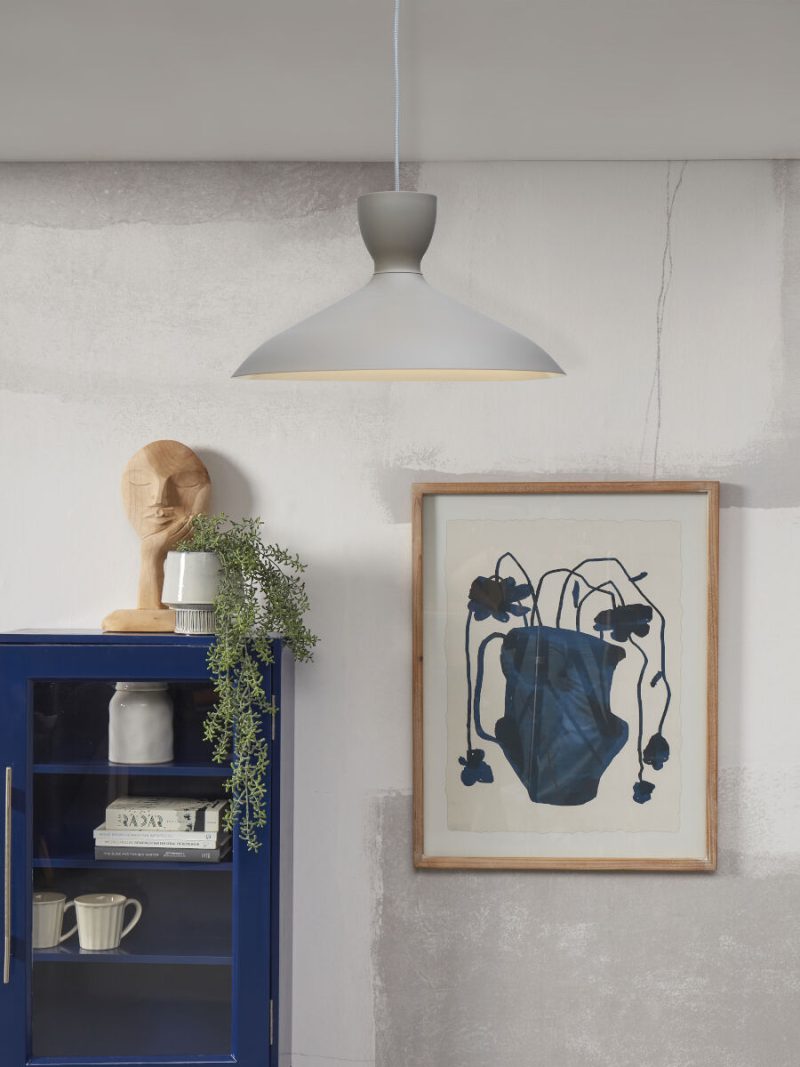 Metalen grijze hanglamp retro It's About RoMi Hanover - Afbeelding 10