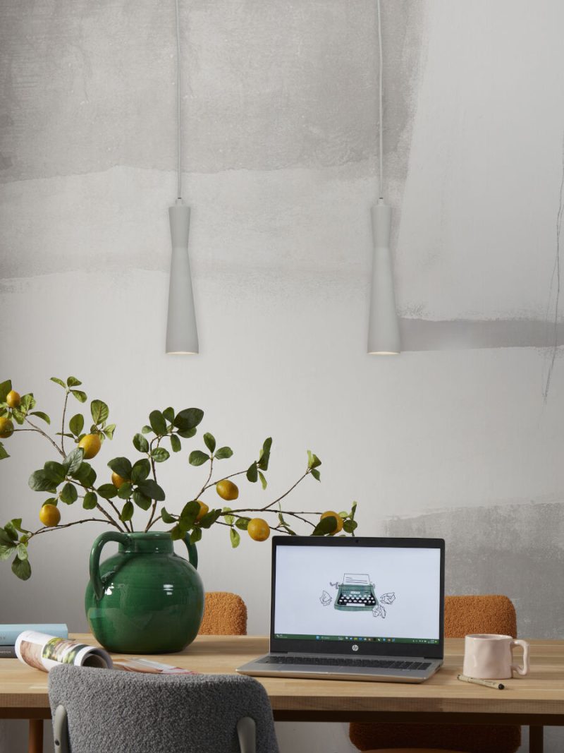 Metalen grijze retro hanglamp It's About RoMi Bordeaux - Afbeelding 5