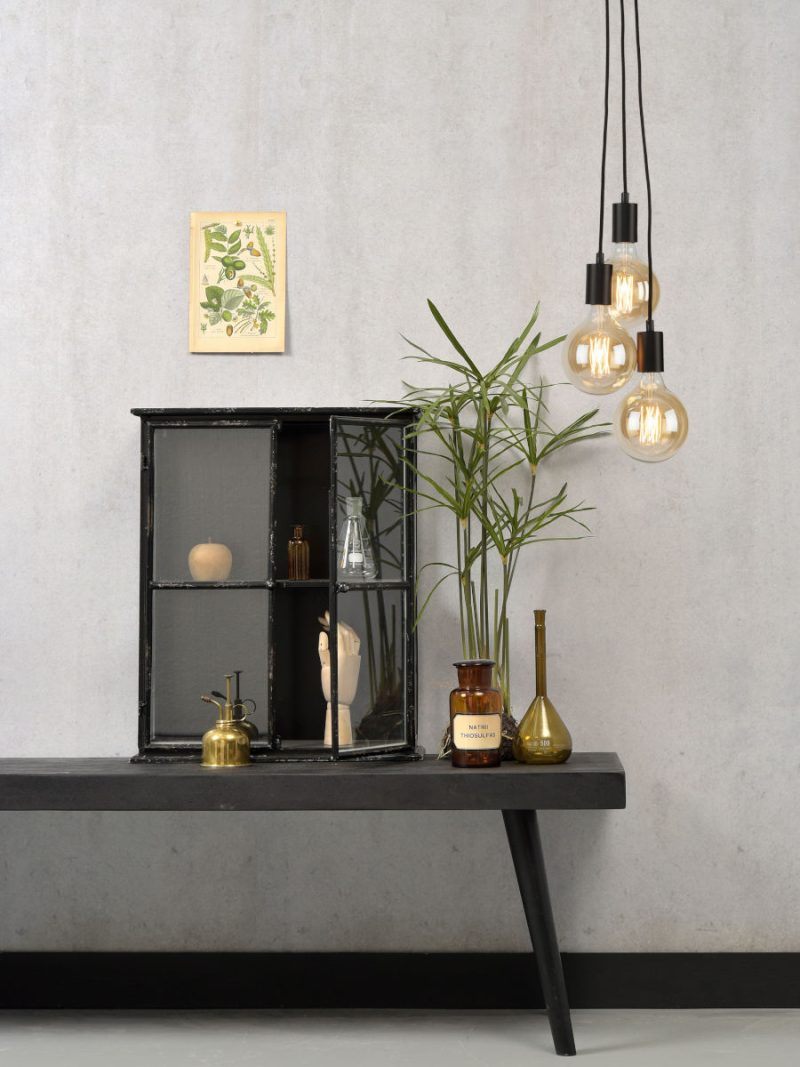 Metalen hanglamp retro zwart It's About RoMi Oslo - Afbeelding 2