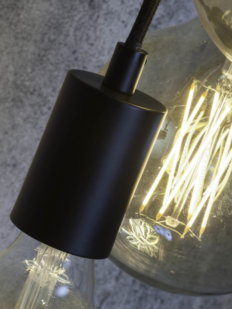 Metalen hanglamp retro zwart It's About RoMi Oslo - Afbeelding 3