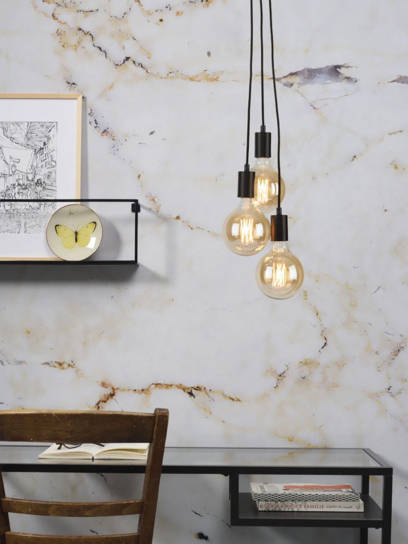 Metalen hanglamp retro zwart It's About RoMi Oslo - Afbeelding 5