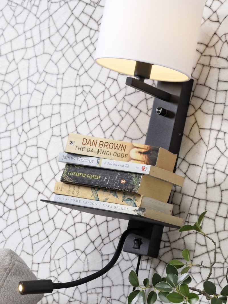 Metalen katoenen witte moderne wandlamp It's About RoMi Florence - Afbeelding 3