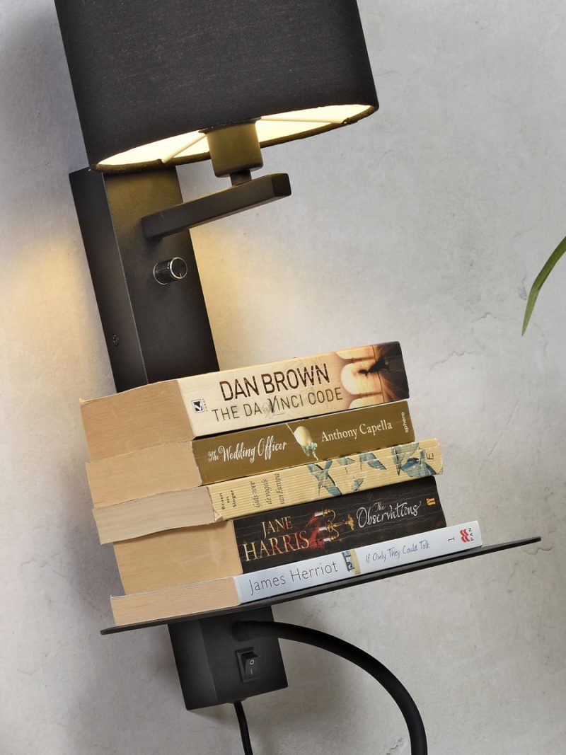 Metalen katoenen witte moderne wandlamp It's About RoMi Florence - Afbeelding 4